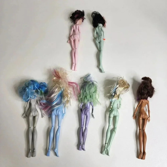 Monster High Doll Lot of 7 No Clothes Frankie Stein‎ Clawdeen Scarah Abbey Twyla - Picture 9 of 12